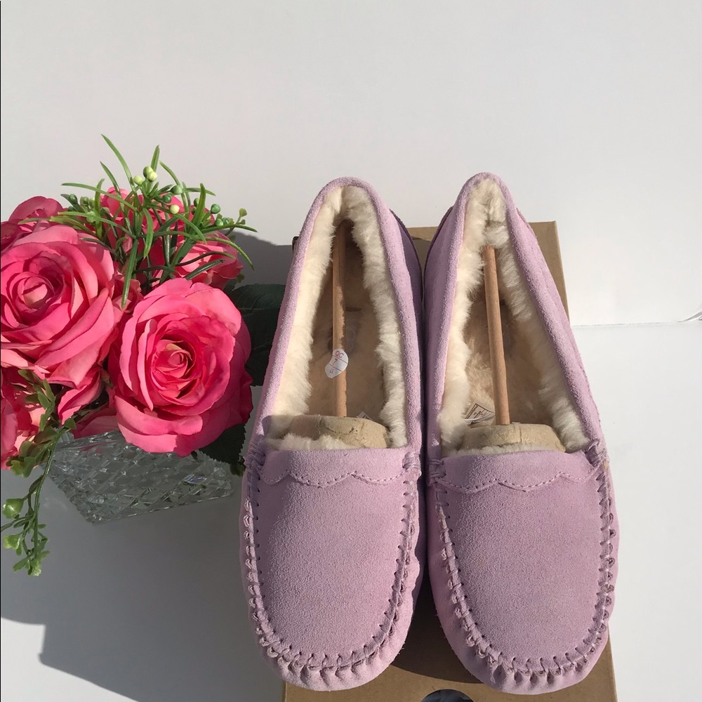 UGG Women's Moccasins in Light Pink - Picture 4 of 8